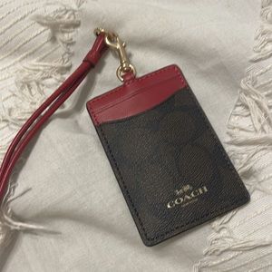BRAND NEW COACH WALLET/ID LANYARD